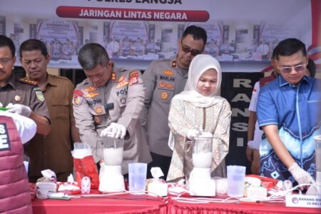 Polres Langsa Musnahkan 23 Kg Narkotika, 121 Ribu Jiwa Terselamatkan