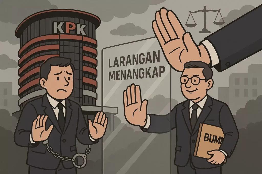 KPK Terancam Tak Bisa Tangkap Direksi BUMN, Ini Dasar Hukumnya
