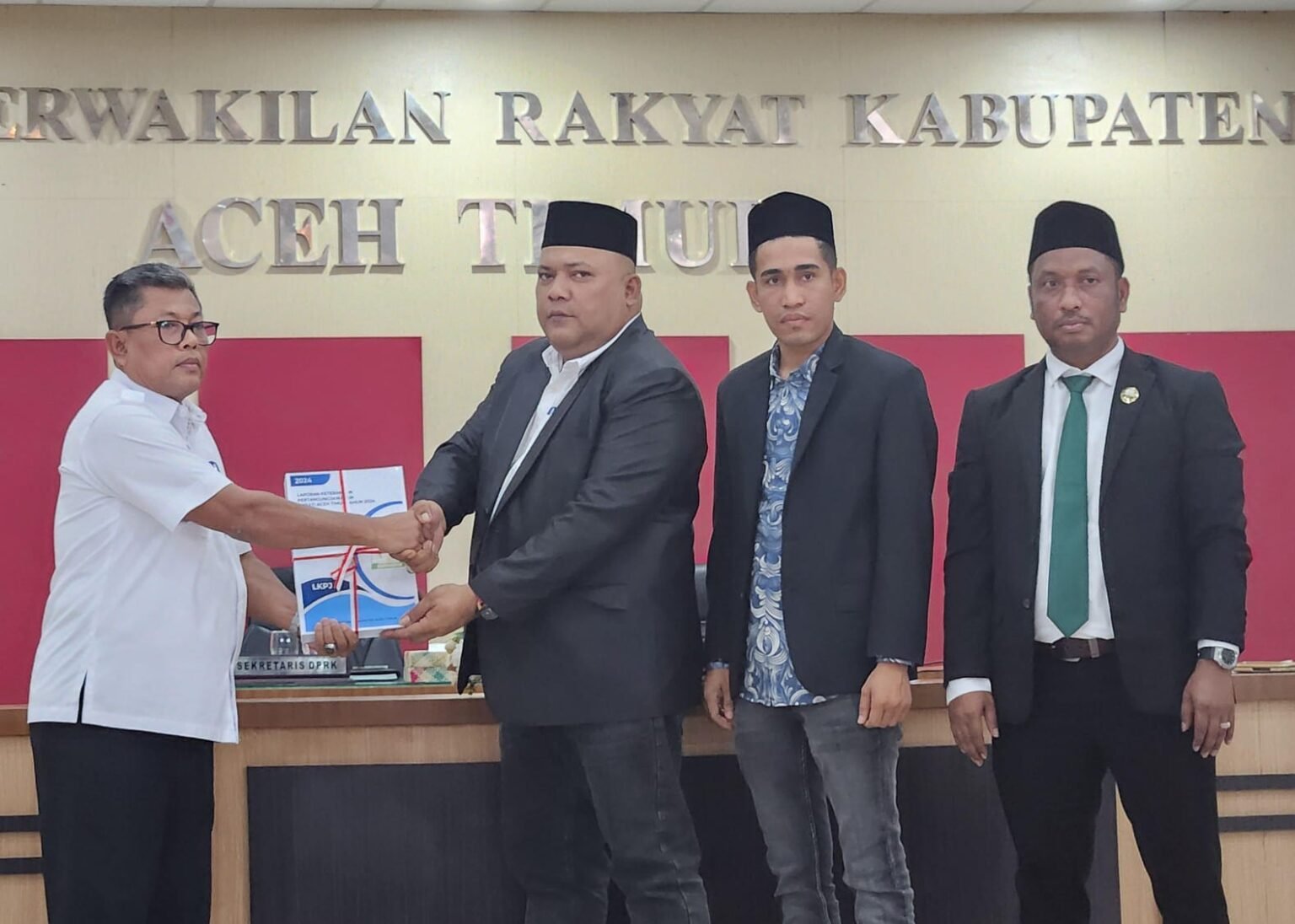 DPRK Aceh Timur Gelar Sidang Paripurna Penyerahan LKPJ 2024