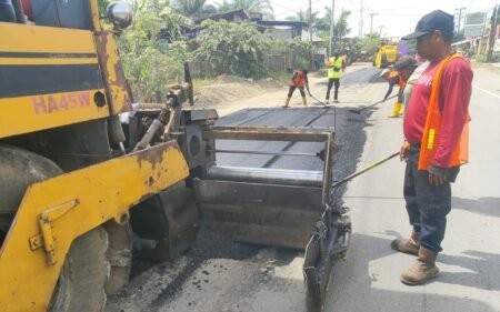 Langkah Cepat Bupati, Perbaikan Jalan Nasional di Aceh Timur Rampung