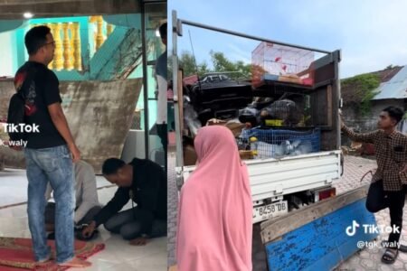Warga Gampong Meunasah Asan Aceh Timur Amankan Barang Yang Diduga Ilegal