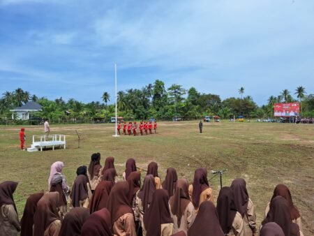 Gladi Bersih Upacara HUT RI ke-80 di Kecamatan Darul Aman Berjalan Lancar