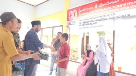 Sagoe Sungai Raya Gelar Syukuran dan Santunan Anak Yatim dalam Rangka HUT RI ke-80