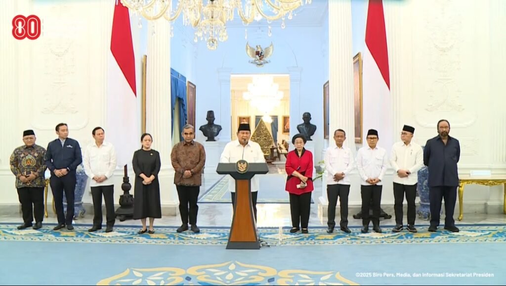 Presiden Prabowo: DPR Akan Cabut Tunjangan Anggota dan Moratorium Kunjungan Kerja ke Luar Negeri