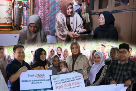 Kak Na Borong Produk UMKM dan Berikan Bantuan Rumah Layak Huni untuk Keluarga Korban Pembunuhan di Aceh Timur