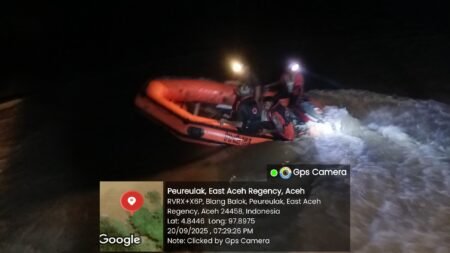 TIM Gabungan Tak Berhenti Lakukan Pencarian Remaja Terseret Arus Sungai di Aceh Timur