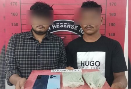 Pria Aceh Timur dan Aceh Utara Ditangkap Polisi dengan 1.350 Butir Pil Ekstasi di Lhoksukon