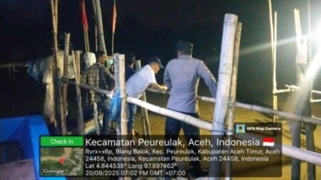 Remaja 14 Tahun di Aceh Timur Hilang Terseret Arus Saat Mandi di Sungai Peureulak