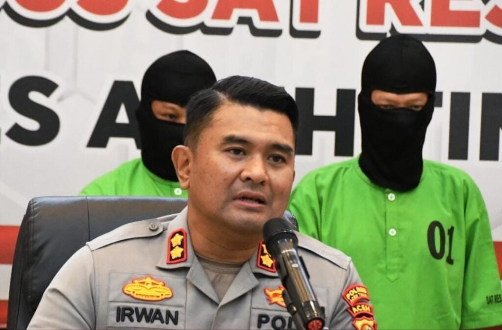 Polres Aceh Timur Gagalkan Penyelundupan 67 Kg Ganja, 2 Pelaku Diamankan