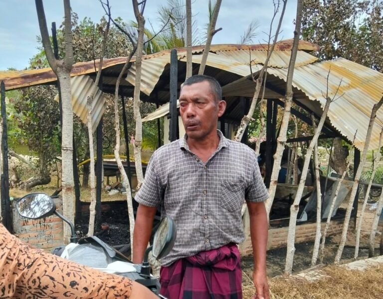 Kisah Pilu Muhammad Dan, Warga Miskin yang Rumahnya Terbakar: Hidup dalam Kesedihan dan Derita