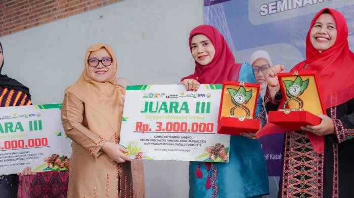 TP PKK Aceh Timur Raih Juara III Lomba Cipta Menu Janeng