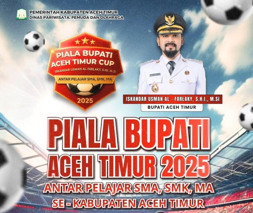 16 Tim SMA Sederajat Siap Berlaga di Piala Bupati Aceh Timur 2025