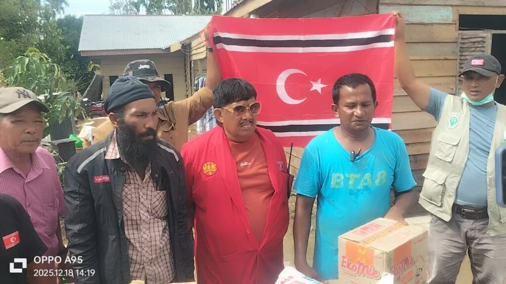 GAM Sagoe Meh Ijoe Idi Cut Gerak Cepat Bantu Korban Banjir, Harapkan Dukungan Internasional