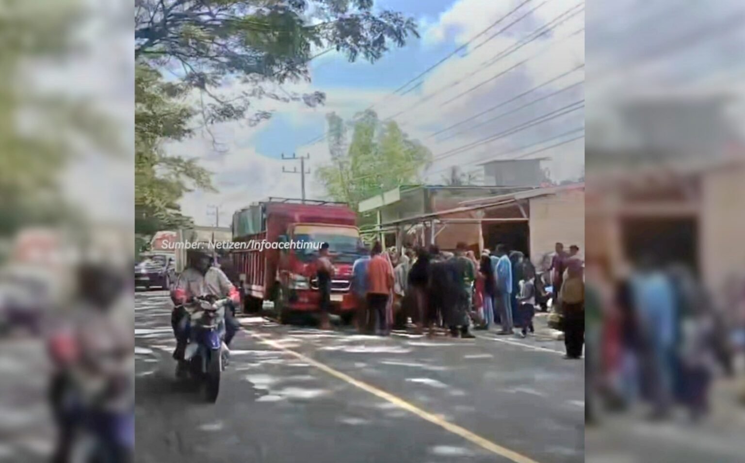 Ibu-Ibu di Aceh Timur Hadang Truk LPG 3 kg, Aksi Pembongkaran di Pinggir Jalan