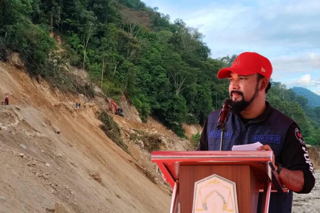 Bupati Al-Farlaky Minta Provinsi Percepat Pembangunan Ruas Jalan Peureulak–Pinding–Blang Kejren