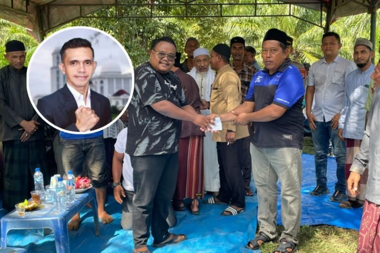 Zulmi: Peletakan Batu Pertama Masjid Baiturrahmah Lhok Asahan Dimulai, “Mari Jaga Semangat Gotong Royong”