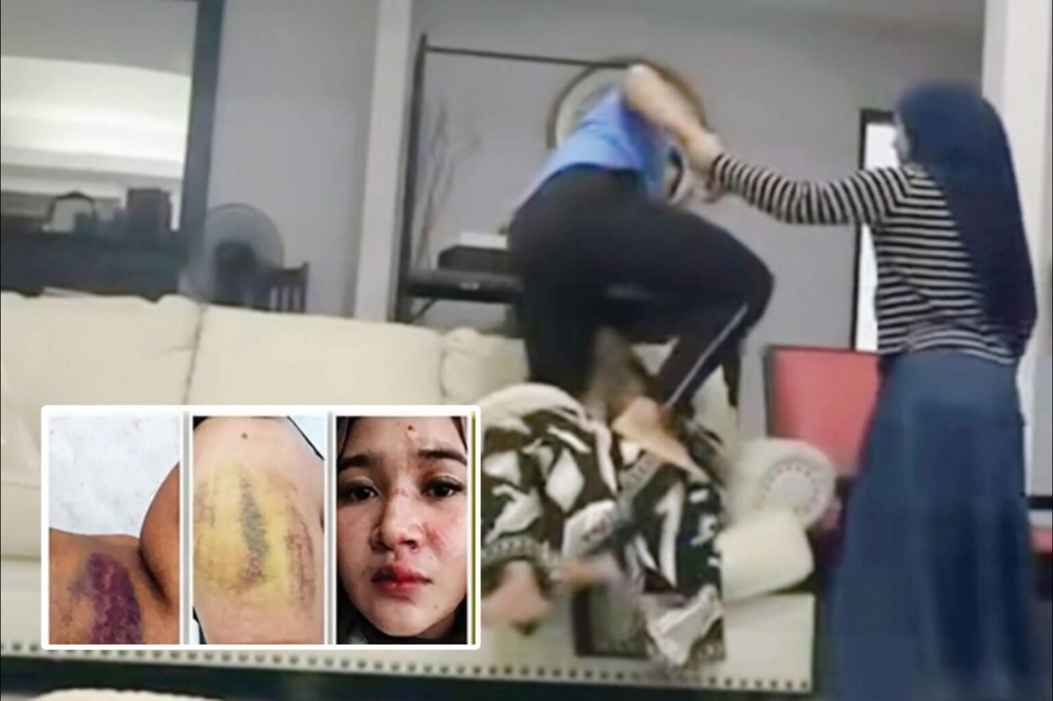 Perempuan Dipukuli Majikan di Malaysia Viral Dimedsos, Ternyata Korban Asal Aceh
