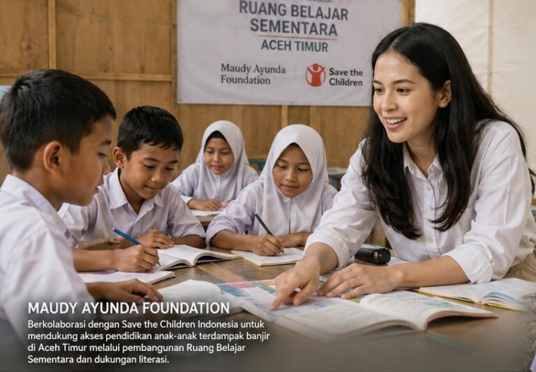 Deretan Artis Peduli Bencana Banjir dan Longsor Aceh-Sumatera 2025, Maudy Ayunda Fokus Pendidikan Anak Aceh Timur