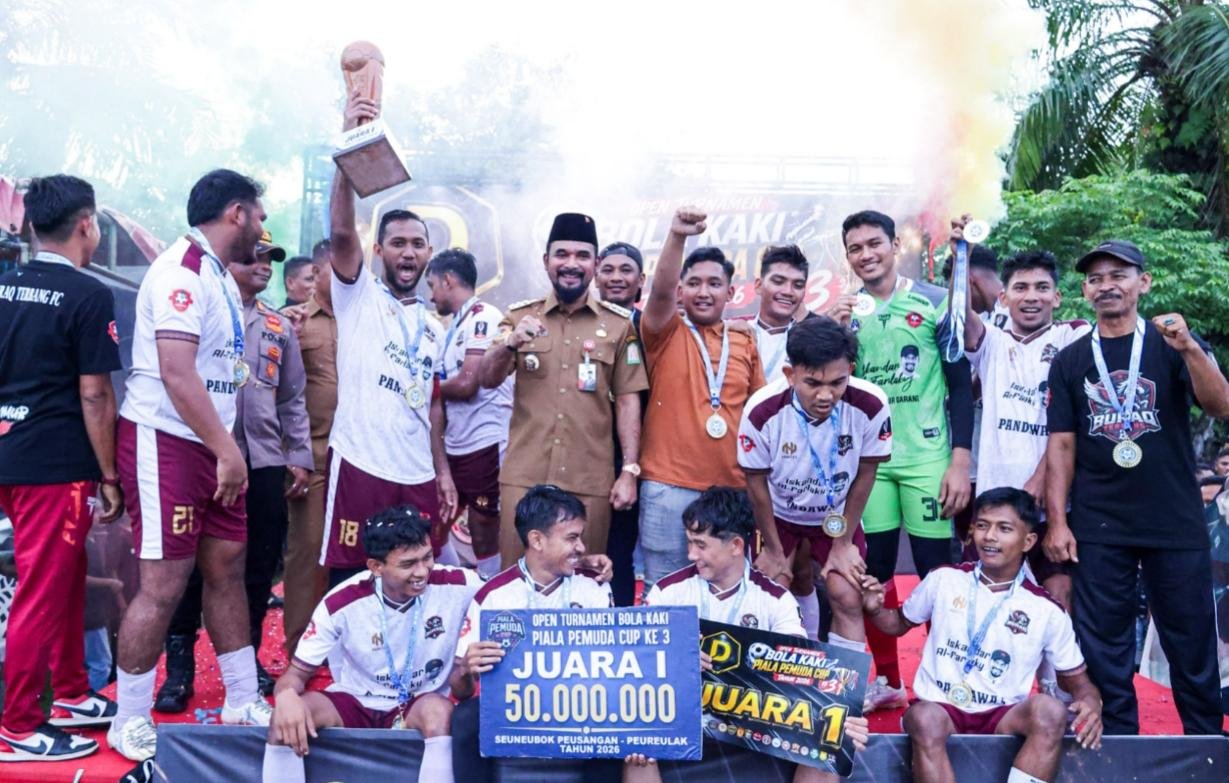 Buraq Terbang FC Juara Piala Pemuda Cup 3 Usai Kalahkan Tiger FC 2-0