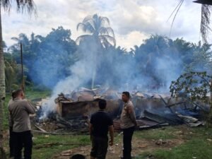 Rumah Pensiunan PTPN IV di Aceh Timur Ludes Terbakar, Kerugian Capai Ratusan Juta Rupiah