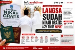 Setelah Langsa Luncurkan “Nikah Gratis”, Giliran Aceh Timur? Ini Fasilitas yang Bikin Geger
