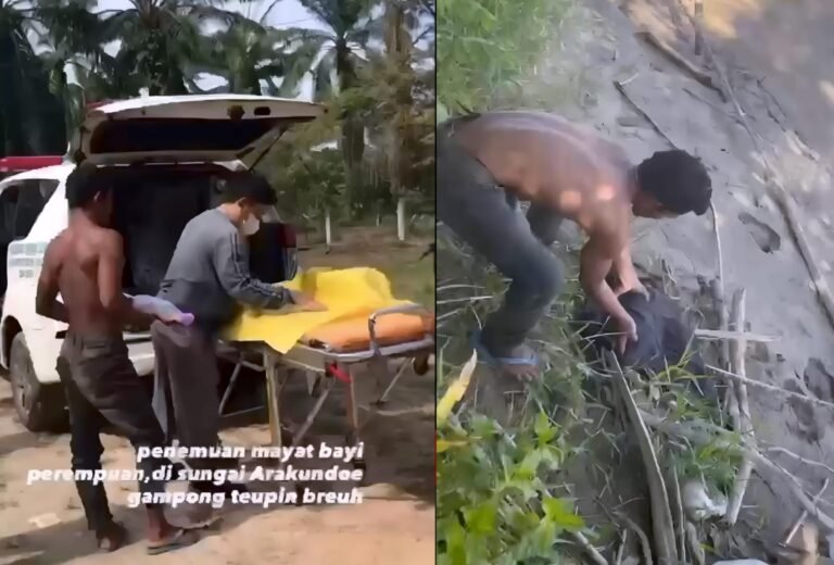 Geger! Warga Temukan Jasad Bayi di Pinggir Sungai Arakundoe, Simpang Ulim