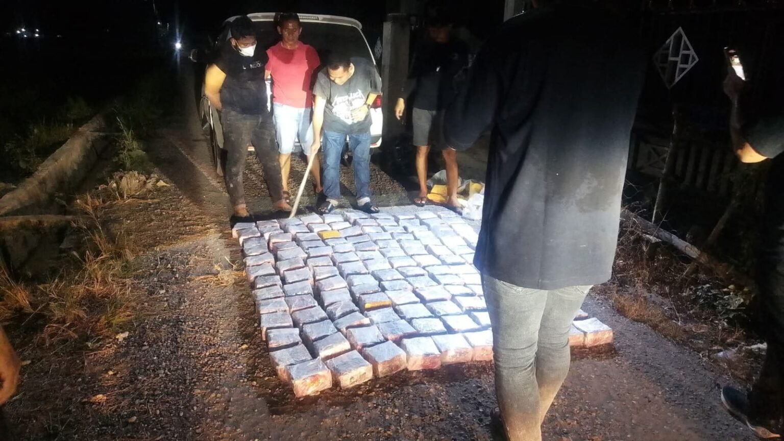 Diduga 130 Kg Sabu Diamankan di Pantee Bidari, 1 Tersangka Ditangkap. Video Penangkapan Viral