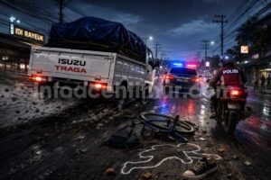 Tabrak Lari Isuzu Traga di Idi Rayeuk, Anak 12 Tahun Meninggal. Polisi Buru Pelaku