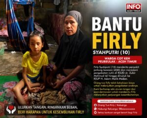 Bocah 10 Tahun di Peureulak Berjuang Melawan Penyakit Jantung, Keluarga Tak Lagi Mampu Biayai Pengobatan