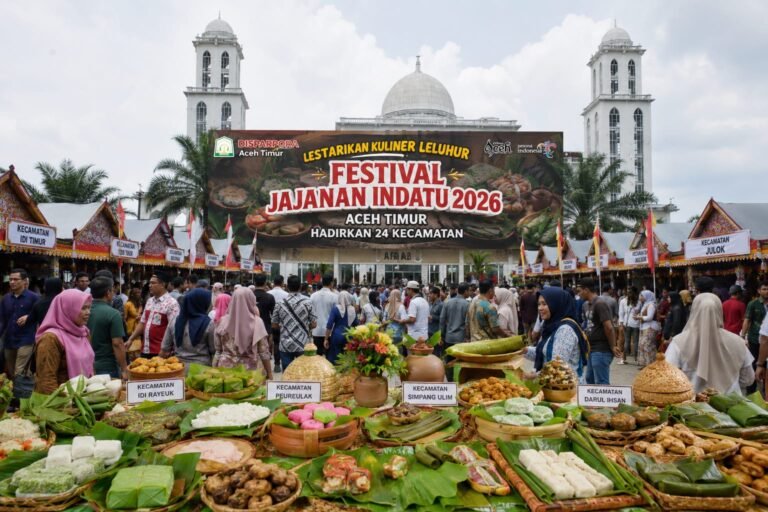 Lestarikan Kuliner Leluhur, Pemkab Aceh Timur Gelar “Festival Jajanan Indatu 2026” Hadirkan 24 Kecamatan