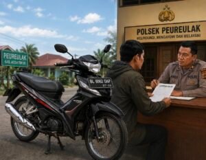 Motor Dipinjam Sejak 7 Juli Tak Kunjung Dikembalikan, Warga Peureulak Laporkan ke Polisi
