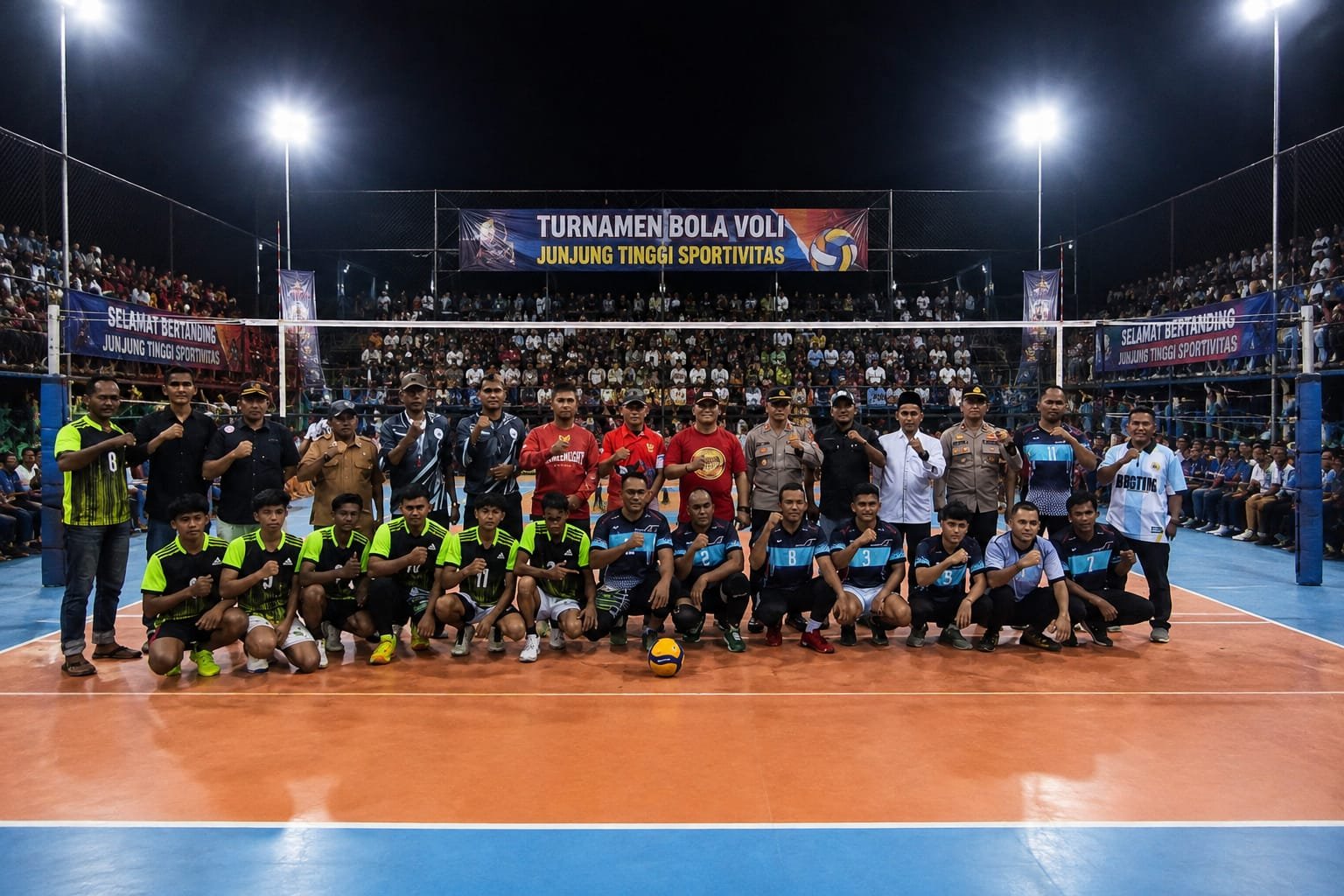 Pecah! Turnamen Voli Antar Desa Buka HUT RI ke-81 di Julok, 16 Tim Siap Tempur