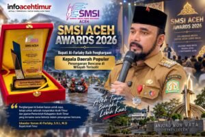 Bupati Al-Farlaky Raih SMSI Aceh Award 2026, Kepala Daerah Populer Penanganan Bencana di Wilayah Terisolir