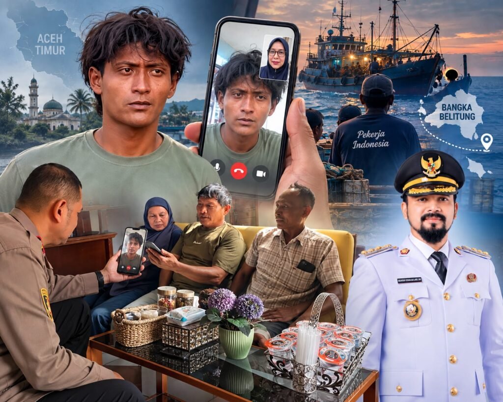 Mediasi Pemkab Aceh Timur & Babel, Warga Birem Bayeun Yang Terdampar Di Laut Bangka Pilih Tetap Bekerja Di Sana