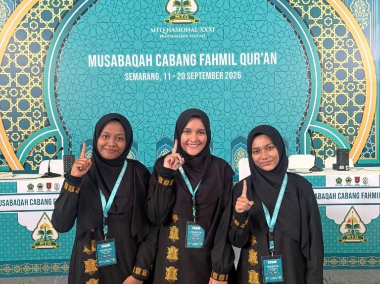 Tiga Dara Wujudkan Mimpi Aceh Juara Fahmil Qur’an MTQ Nasional 2026