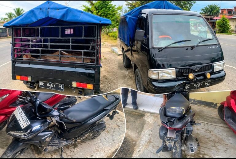 Senggolan Maut di Jalan Nasional Peureulak Timur, 2 Pelajar Patah Kaki Usai Tabrak Pick Up