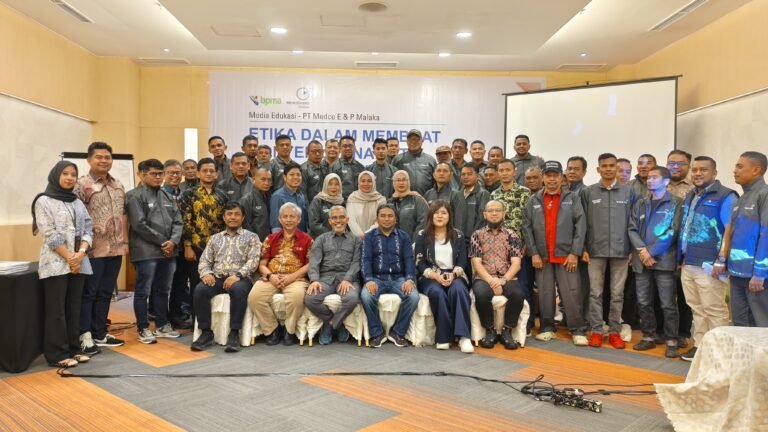 Medco dan BPMA Edukasi 33 Wartawan Aceh Timur Soal AI dan Jurnalistik di Medan