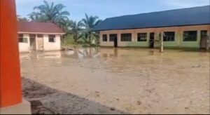 Alhamdulillah, Banjir di SDN Blang Seunong Pante Bidari Surut